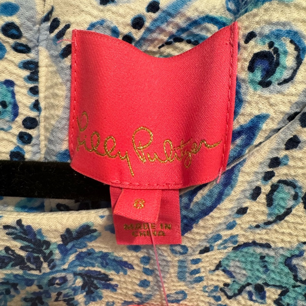 NWT Lilly Pulitzer - Mila Stretch Shift Dress - Size 8 - Picture 4 of 6